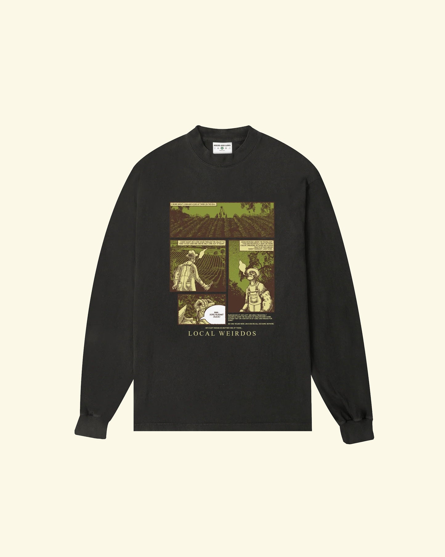 Comic Strip L/S T-Shirt